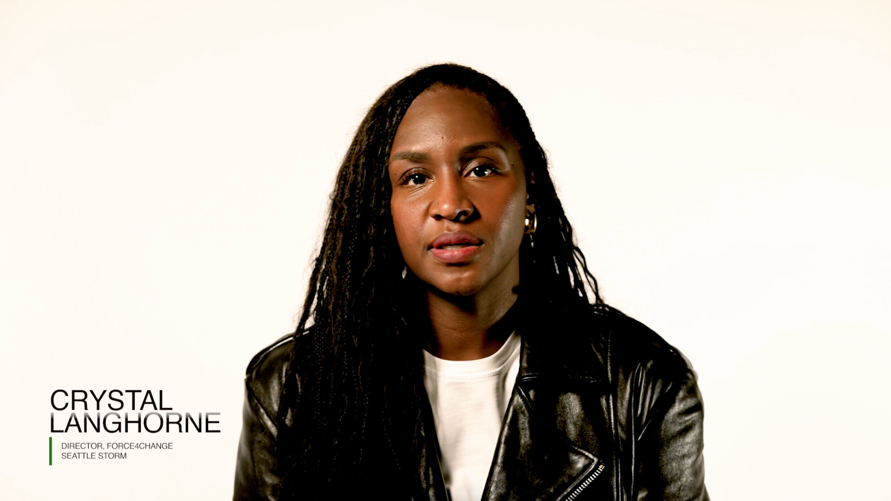 Crystal Langhorne speaks on the importance of voting with WA Secretary of State
